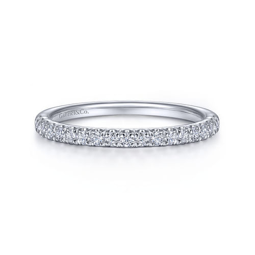 14K White Gold Matching Wedding Band