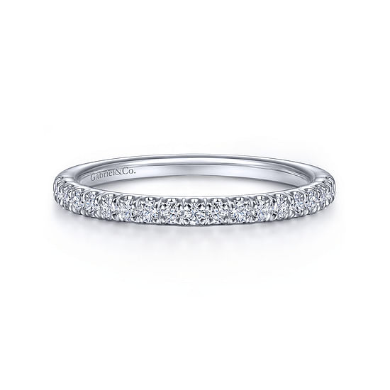 Gabriel - 14K White Gold Matching Wedding Band