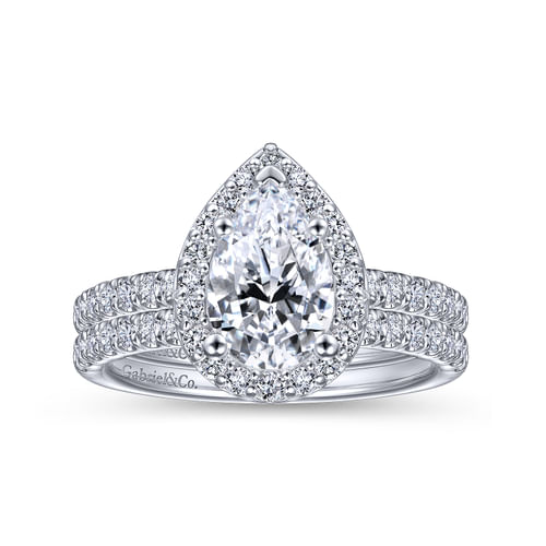 14K White Gold Matching Wedding Band