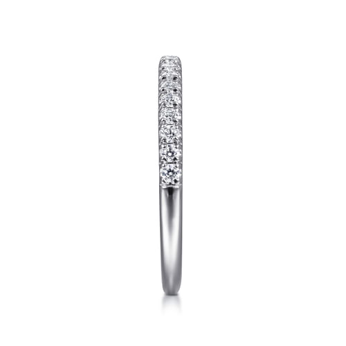 14K White Gold Matching Wedding Band