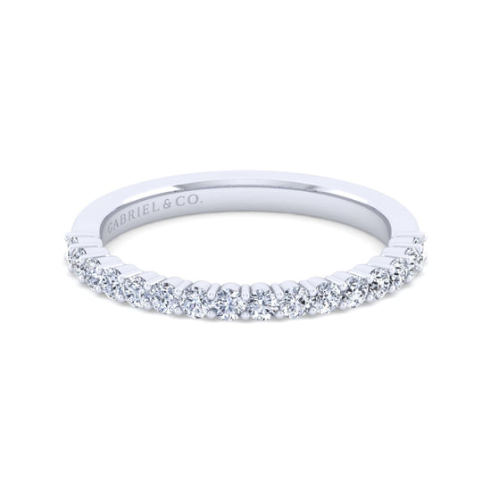 Gabriel - 14K White Gold Matching Wedding Band