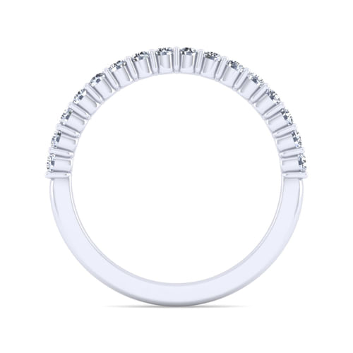 14K White Gold Matching Wedding Band