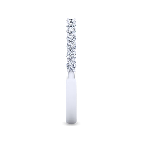 14K White Gold Matching Wedding Band