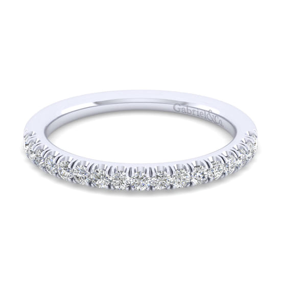 Gabriel - 14K White Gold Matching Wedding Band Gabriel - 14K White Gold Matching Wedding Band