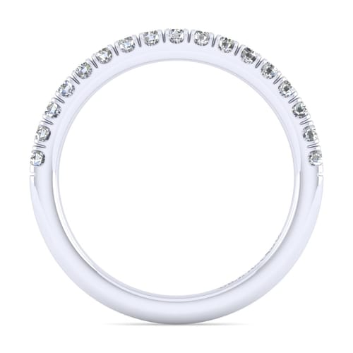 14K White Gold Matching Wedding Band