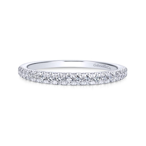 14K White Gold Matching Wedding Band