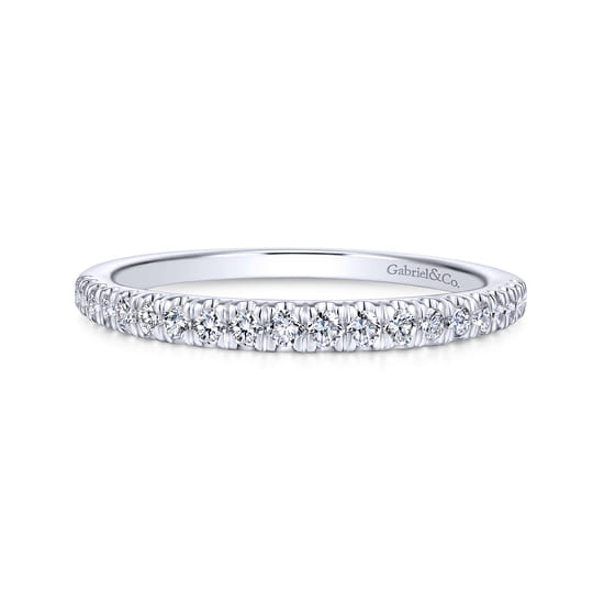 Gabriel - 14K White Gold Matching Wedding Band Gabriel - 14K White Gold Matching Wedding Band