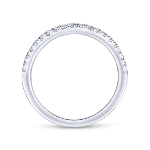 14K White Gold Matching Wedding Band
