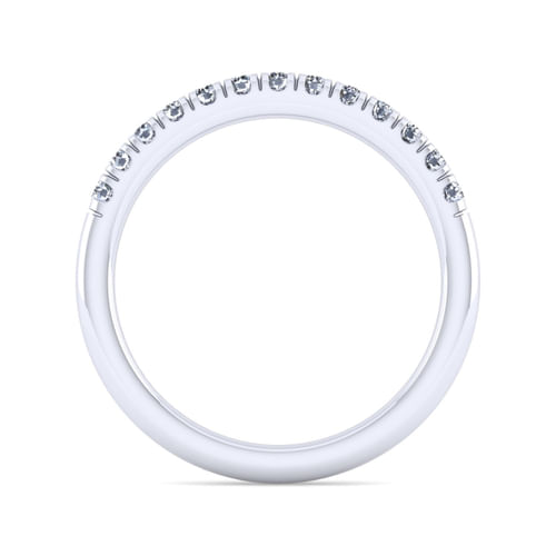 14K White Gold Matching Wedding Band