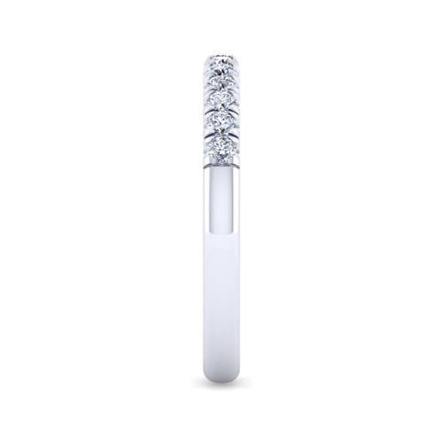 14K White Gold Matching Wedding Band