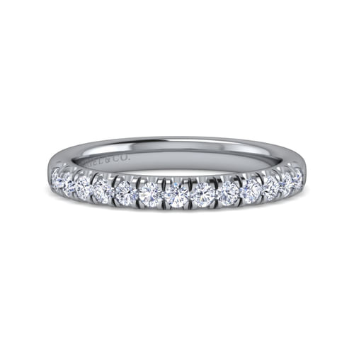 14K White Gold Matching Wedding Band