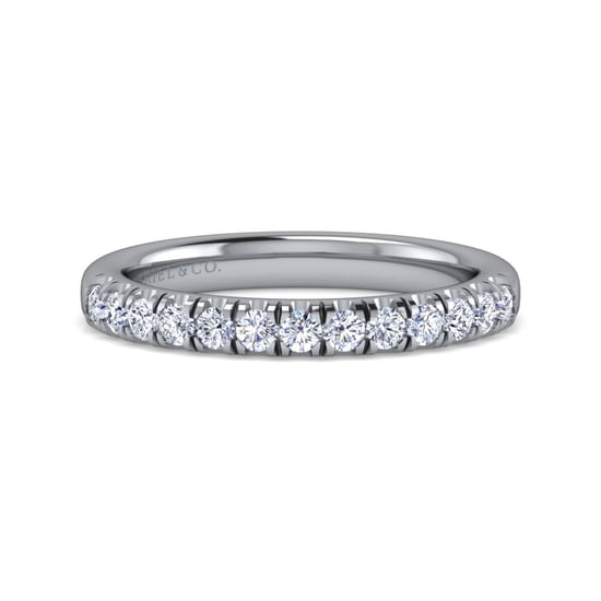 Gabriel - 14K White Gold Matching Wedding Band