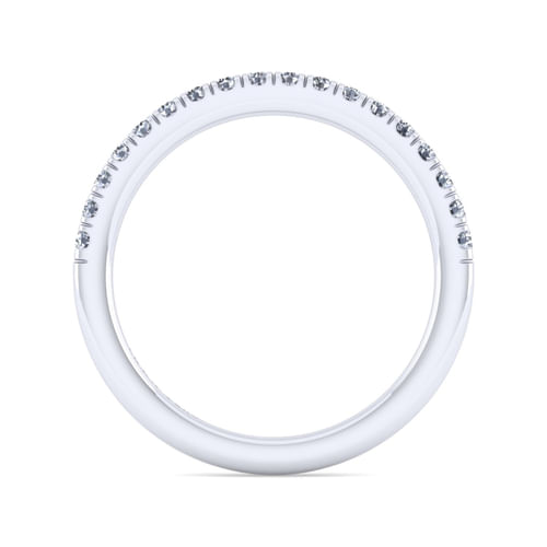 14K White Gold Matching Wedding Band