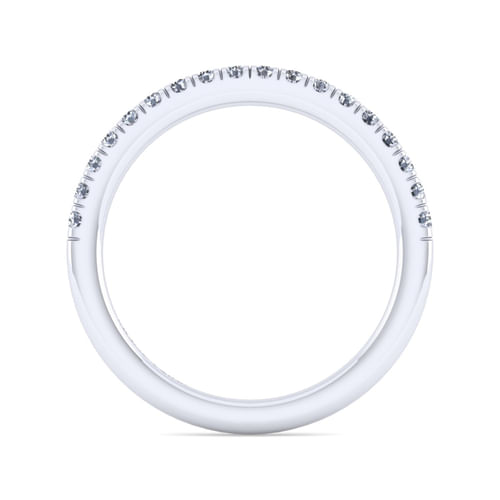 14K White Gold Matching Wedding Band