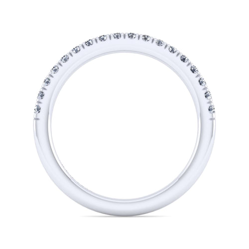 14K White Gold Matching Wedding Band