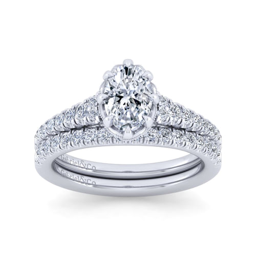 14K White Gold Matching Wedding Band