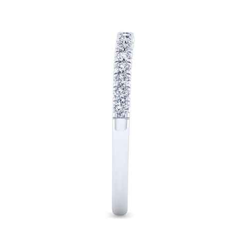14K White Gold Matching Wedding Band