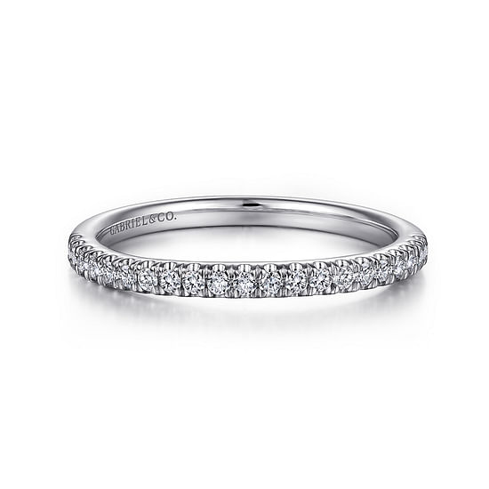 Gabriel - 14K White Gold Matching Wedding Band