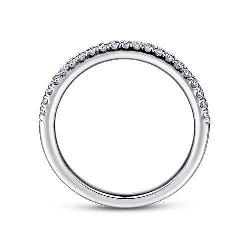 14K White Gold Matching Wedding Band