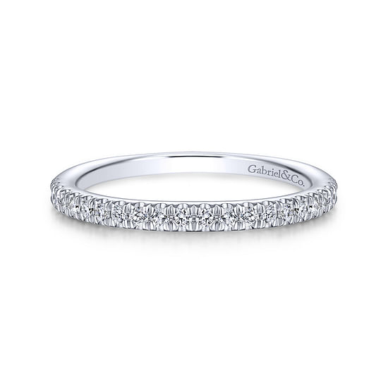 Gabriel - 14K White Gold Matching Wedding Band