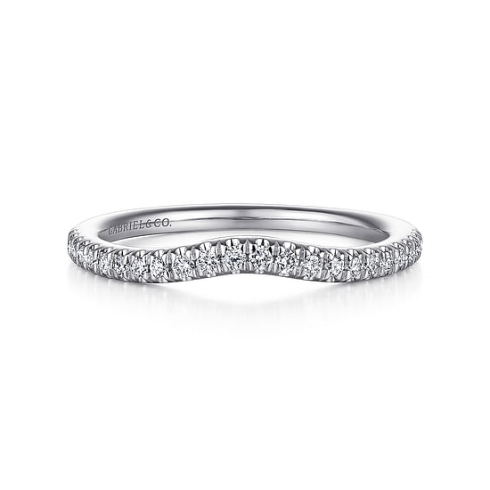 Gabriel - 14K White Gold Matching Wedding Band