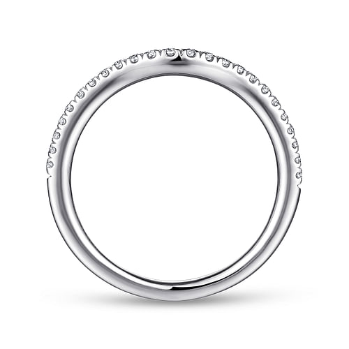 14K White Gold Matching Wedding Band