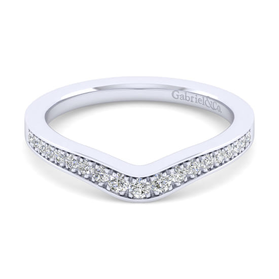 Gabriel - 14K White Gold Matching Wedding Band