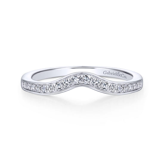 Gabriel - 14K White Gold Matching Wedding Band