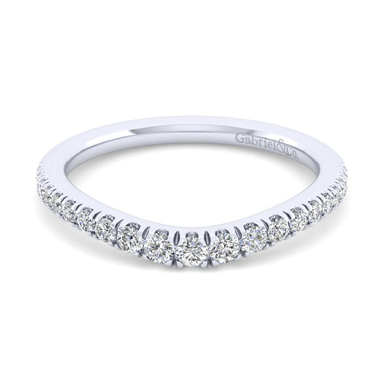 Gabriel - 14K White Gold Matching Wedding Band