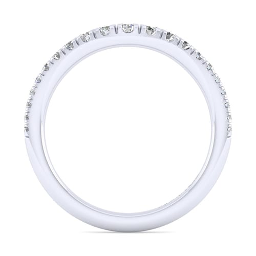 14K White Gold Matching Wedding Band