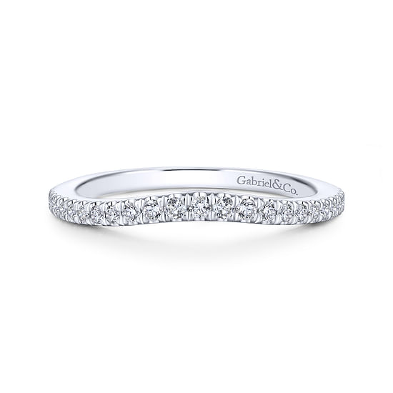 Gabriel - 14K White Gold Matching Wedding Band