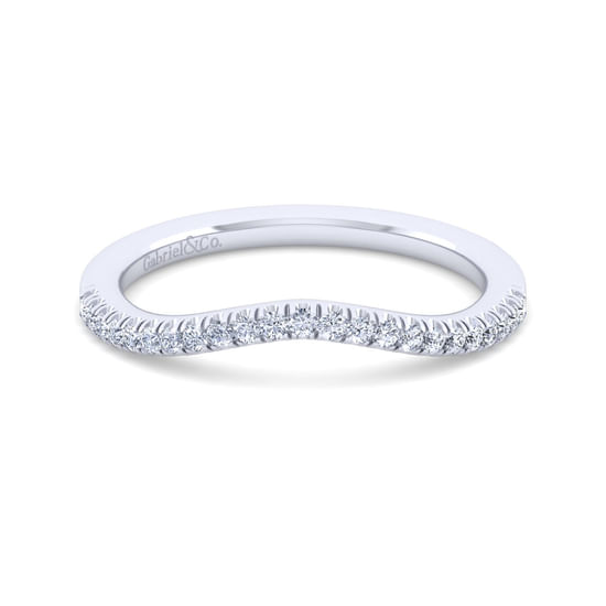 Gabriel - 14K White Gold Matching Wedding Band