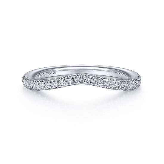 Gabriel - 14K White Gold Matching Wedding Band