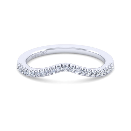 Gabriel - 14K White Gold Matching Wedding Band