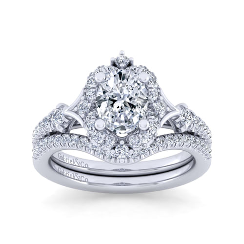 14K White Gold Matching Wedding Band
