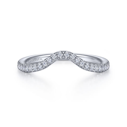 14K White Gold Matching Wedding Band