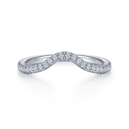 Gabriel - 14K White Gold Matching Wedding Band