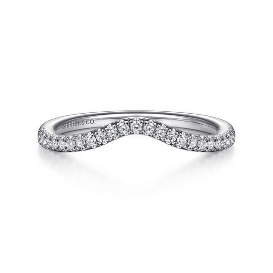 Gabriel - 14K White Gold Matching Wedding Band