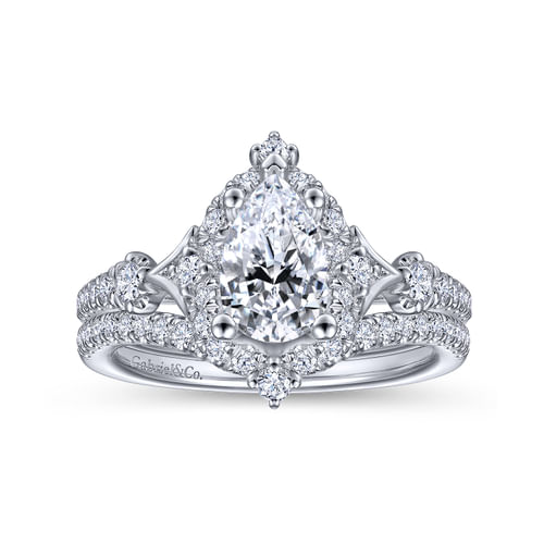 14K White Gold Matching Wedding Band