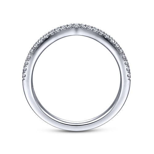 14K White Gold Matching Wedding Band