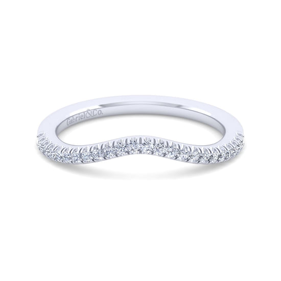 Gabriel - 14K White Gold Matching Wedding Band