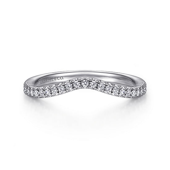 Gabriel - 14K White Gold Matching Wedding Band