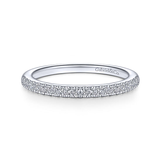 Gabriel - 14K White Gold Matching Wedding Band