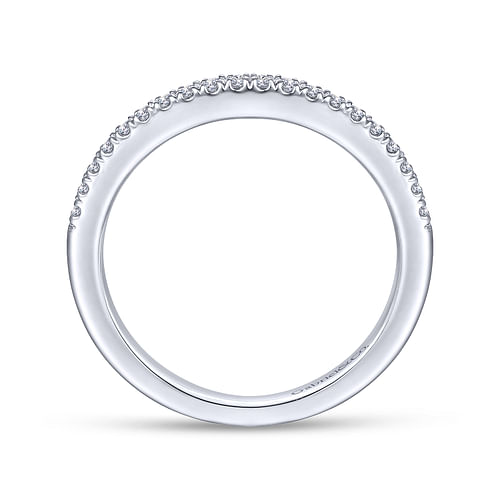 14K White Gold Matching Wedding Band