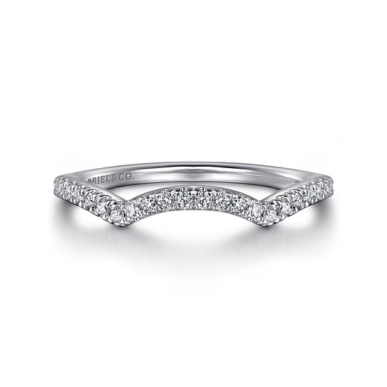 Gabriel - 14K White Gold Matching Wedding Band