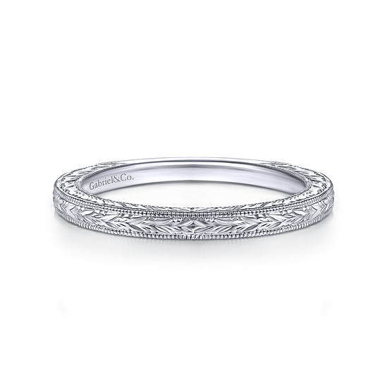 Gabriel - 14K White Gold Matching Wedding Band