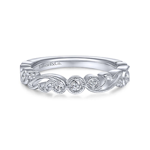 14K White Gold Matching Wedding Band