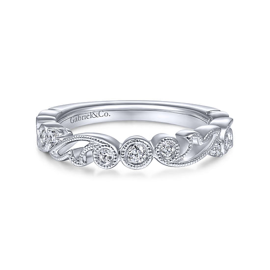 Gabriel - 14K White Gold Matching Wedding Band