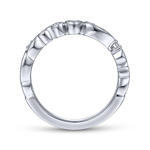 14K White Gold Matching Wedding Band