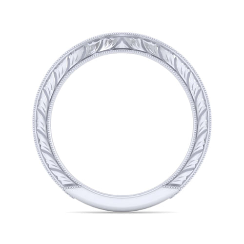 14K White Gold Matching Wedding Band